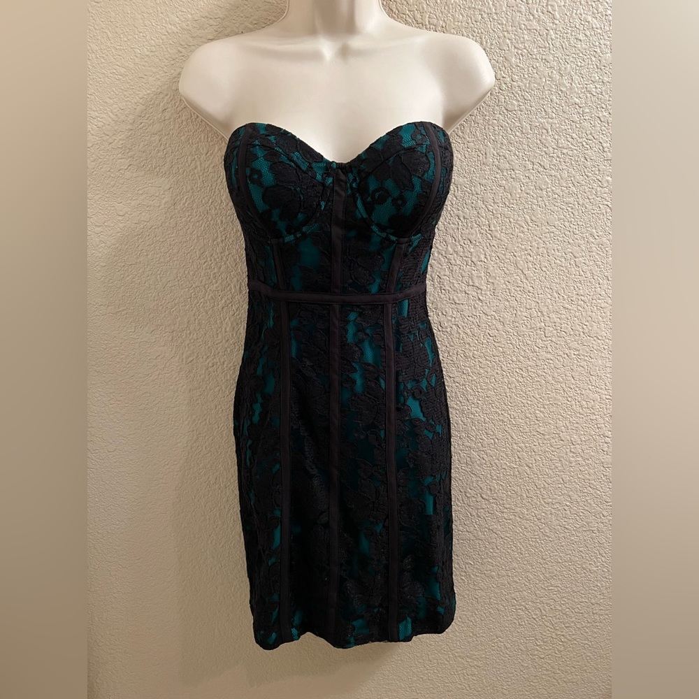 Guess black and green dress Sz.4